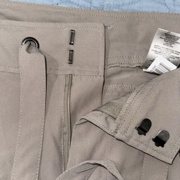 Free Country Mens XXL Taupe Drawstring Board Shorts - Picture 2 of 11